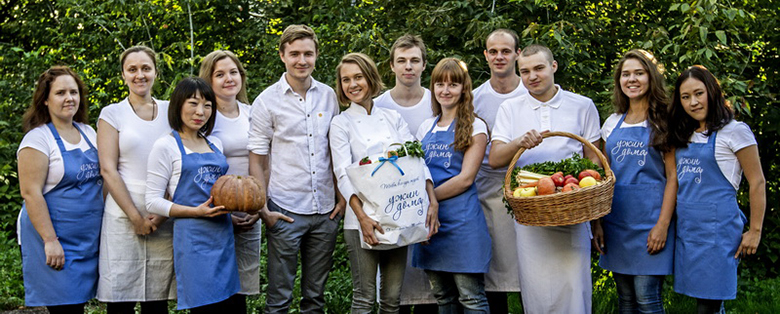 Елена Чазова и команда кулинарного сервиса «Ужин Дома»